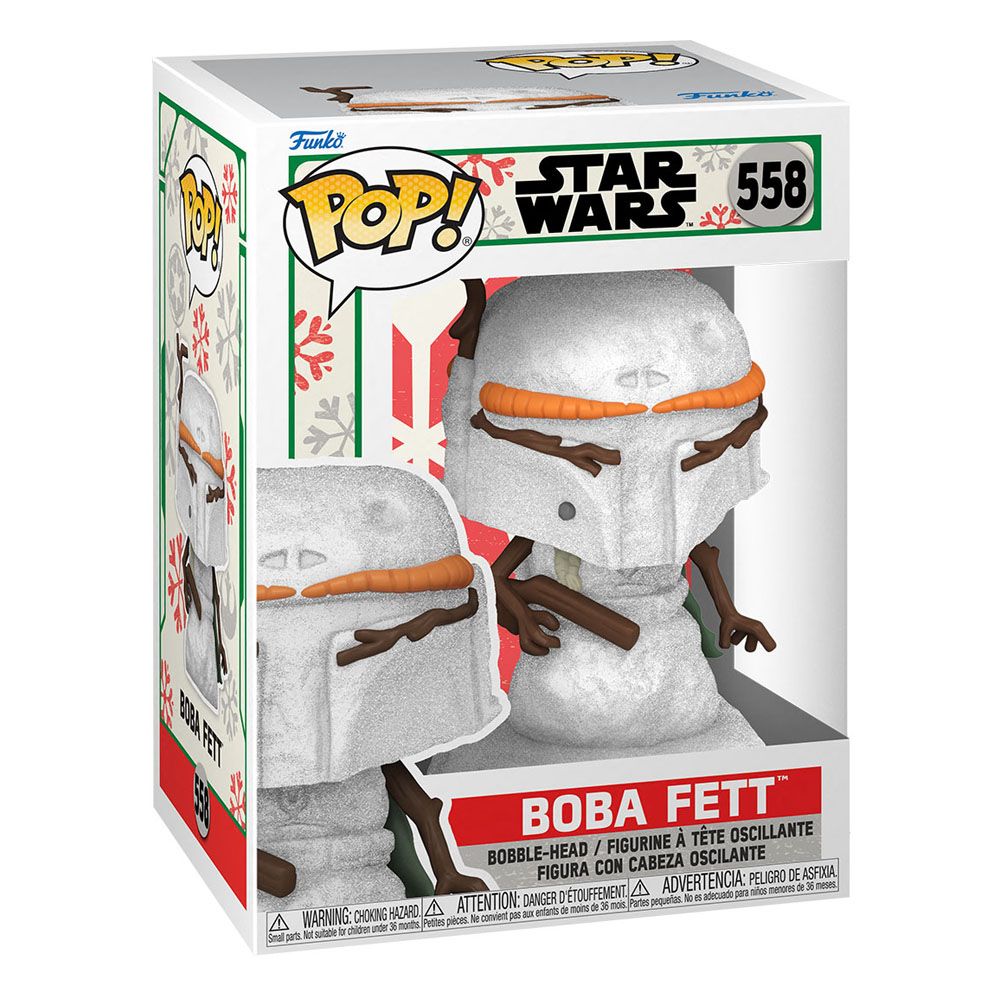 Star Wars Holiday 2022 POP! Heroes Boba Fett vinyl figure 9 cm