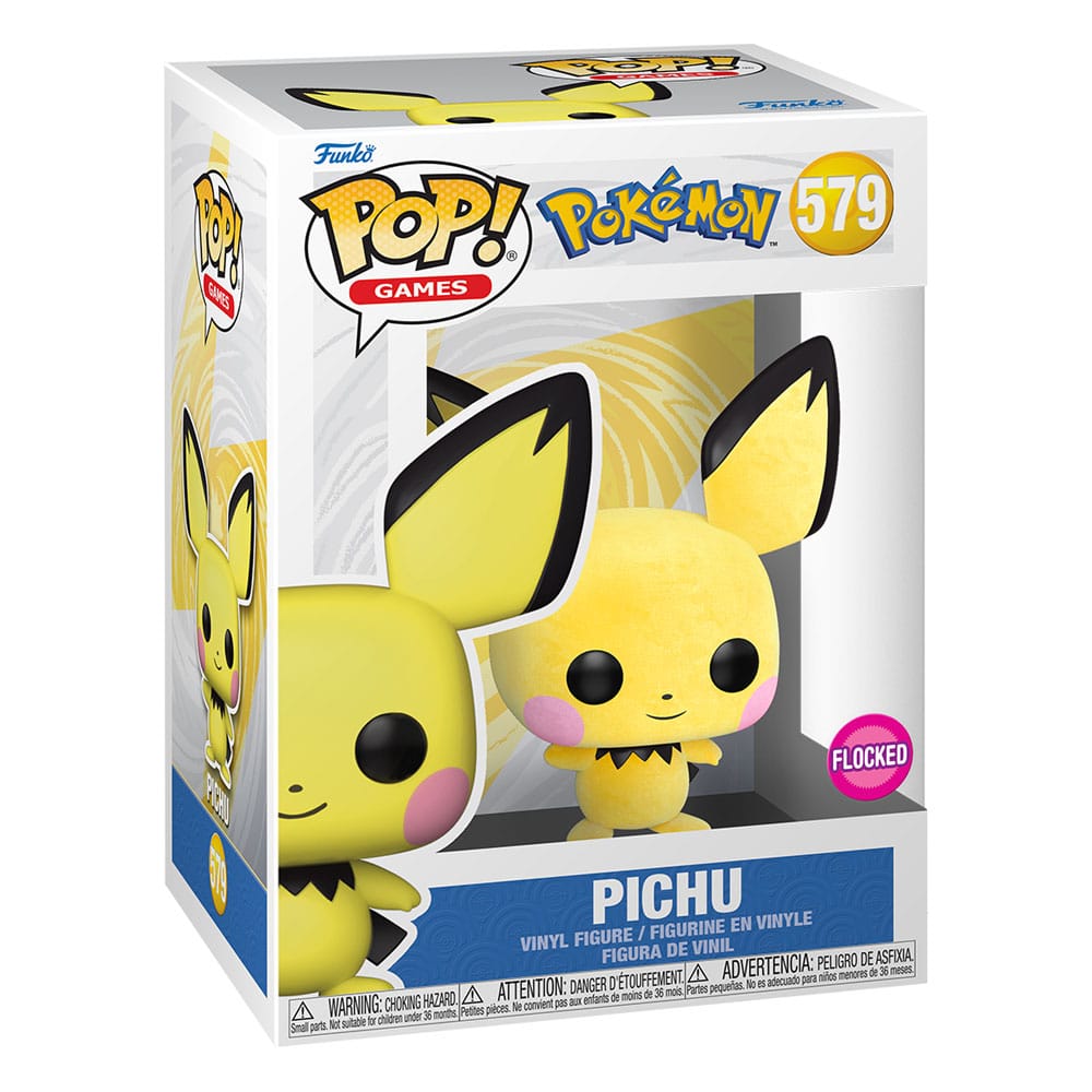 Pokemon POP! Figura in vinile floccato Pichu *Versione esclusiva* 9 cm