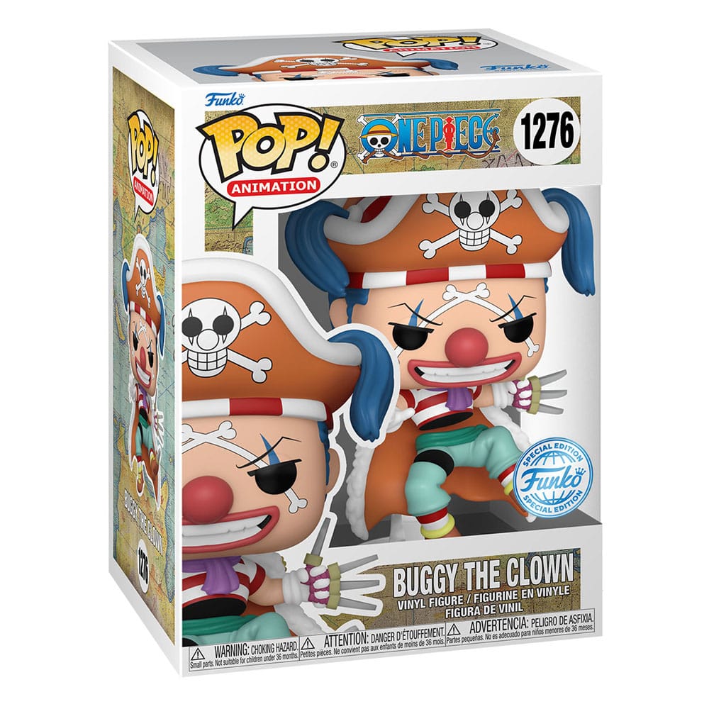 One Piece POP! Animation Vinyl Figures Buggy the Clown 9cm