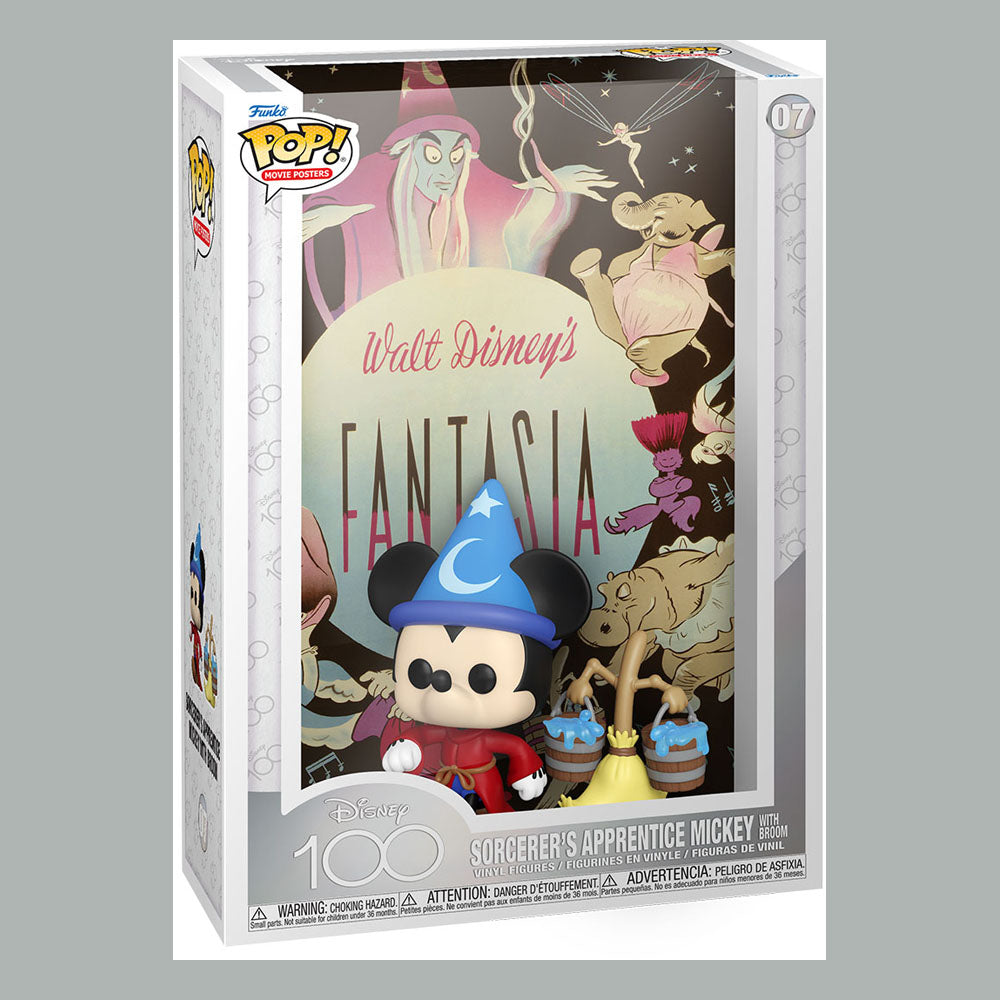 Disney's 100th Anniversary POP! Movie Poster & Figure Fantasia 9 cm