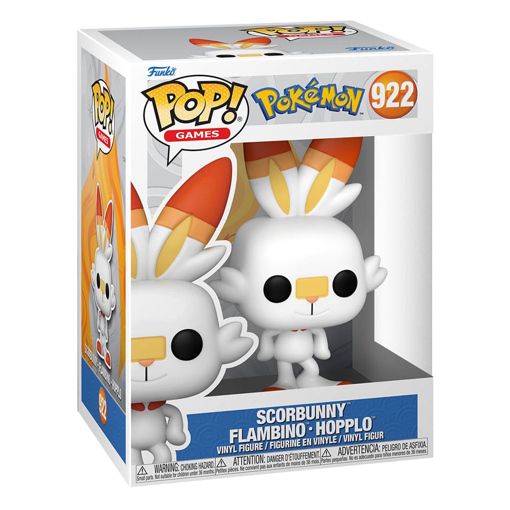 Pokemon POP! Figura in vinile di Scorbunny (EMEA) da 9 cm