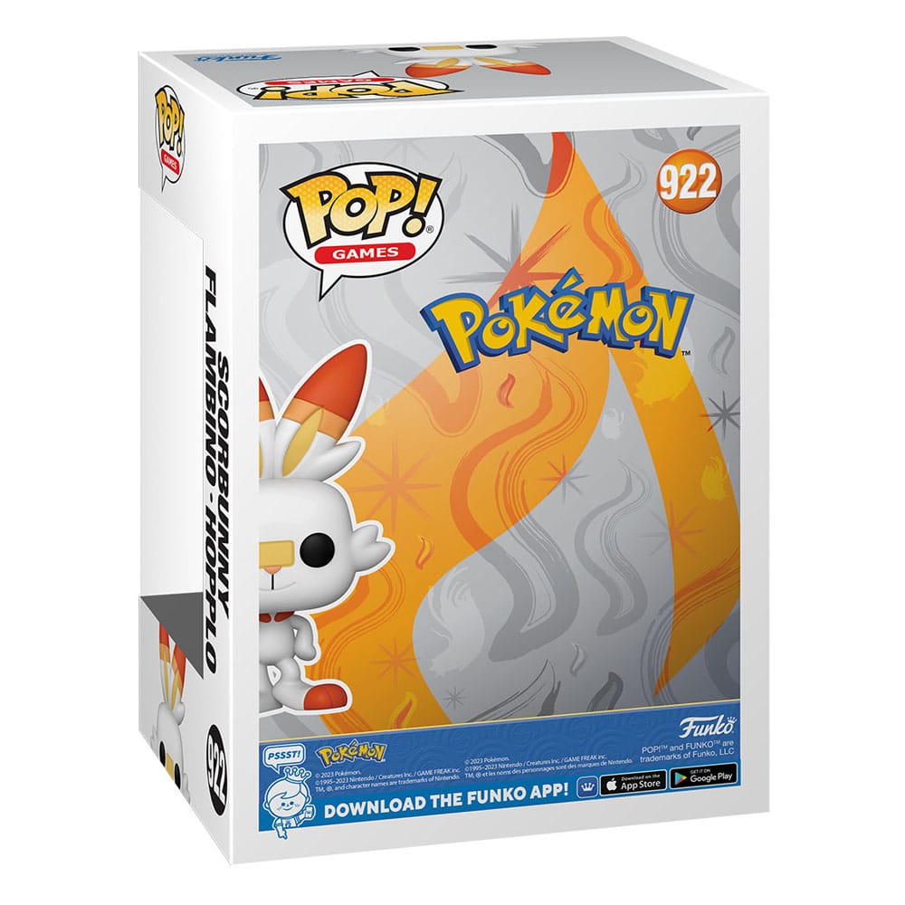 Pokemon POP! Figura in vinile di Scorbunny (EMEA) da 9 cm