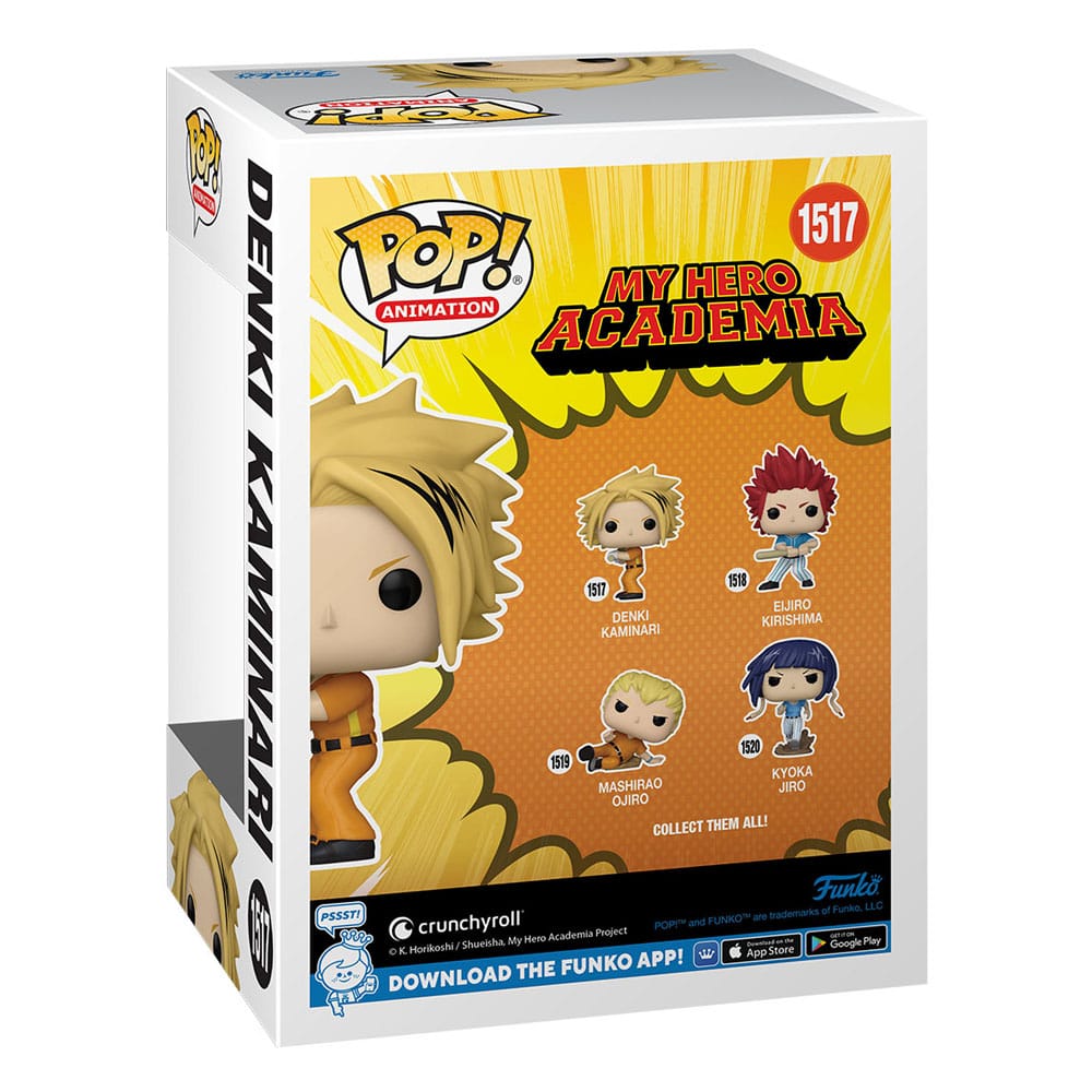 My Hero Academia - Hero League Baseball POP! Figura in vinile di animazione Denki 9 cm