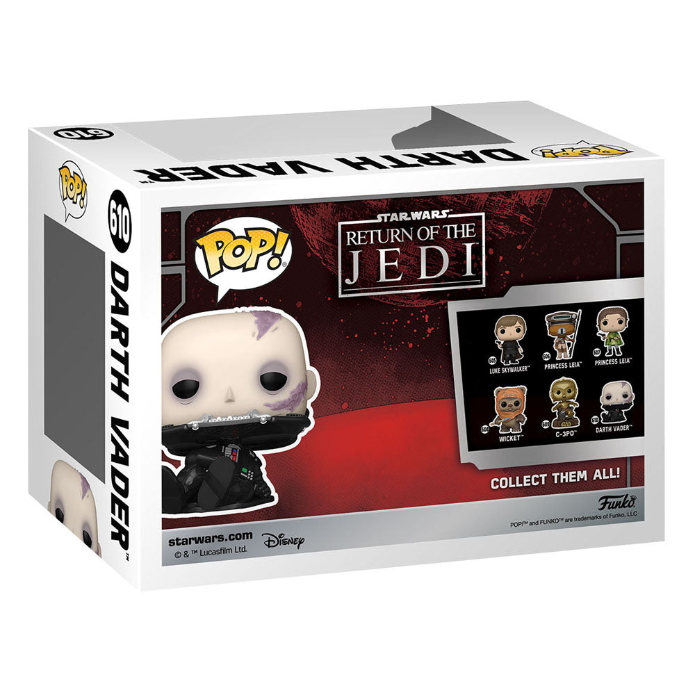 Star Wars Return of the Jedi 40th Anniversary POP! Vinyl Figure Vader (Unmasked) 9 cm