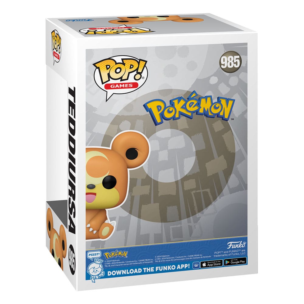 Pokemon POP! Figura in vinile di Teddiursa (EMEA) da 9 cm