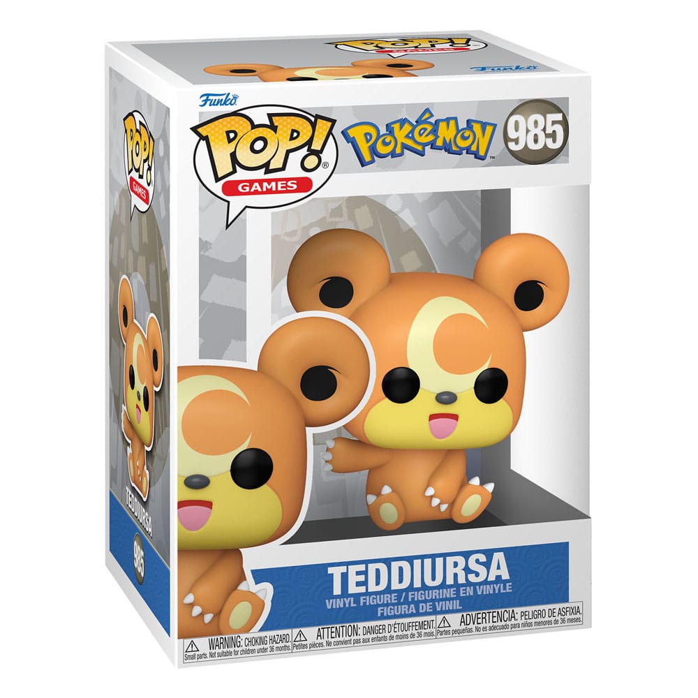Pokemon POP! Figura in vinile di Teddiursa (EMEA) da 9 cm