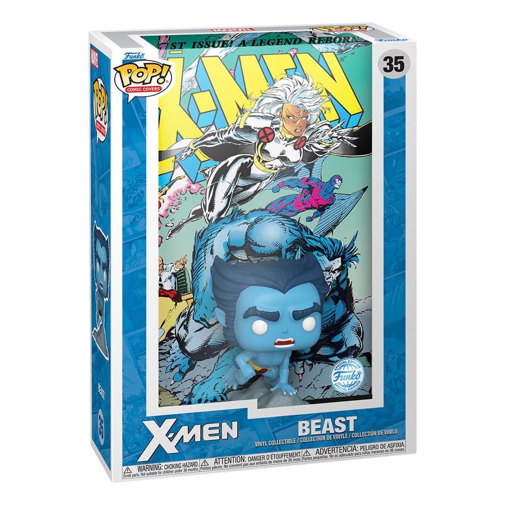 Marvel POP! Copertina del fumetto in vinile X-Men n. 1 (Bestia) 9 cm
