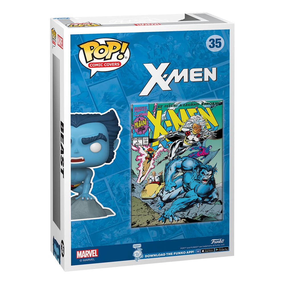 Marvel POP! Copertina del fumetto in vinile X-Men n. 1 (Bestia) 9 cm