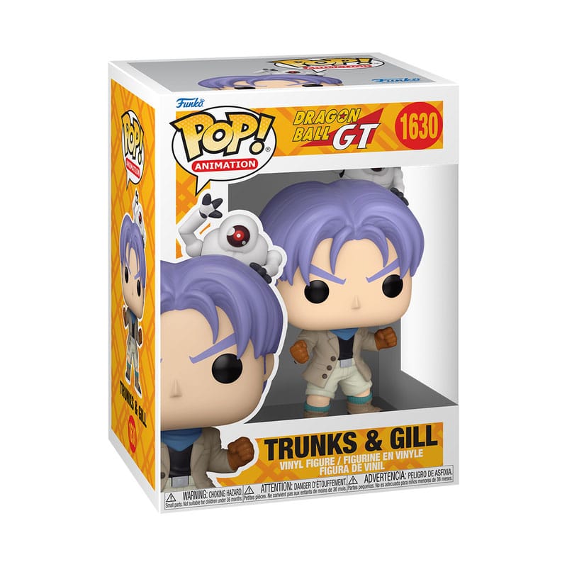 Dragon Ball GT POP! Trunks &amp; Gill Animation Vinyl Figure 9cm
