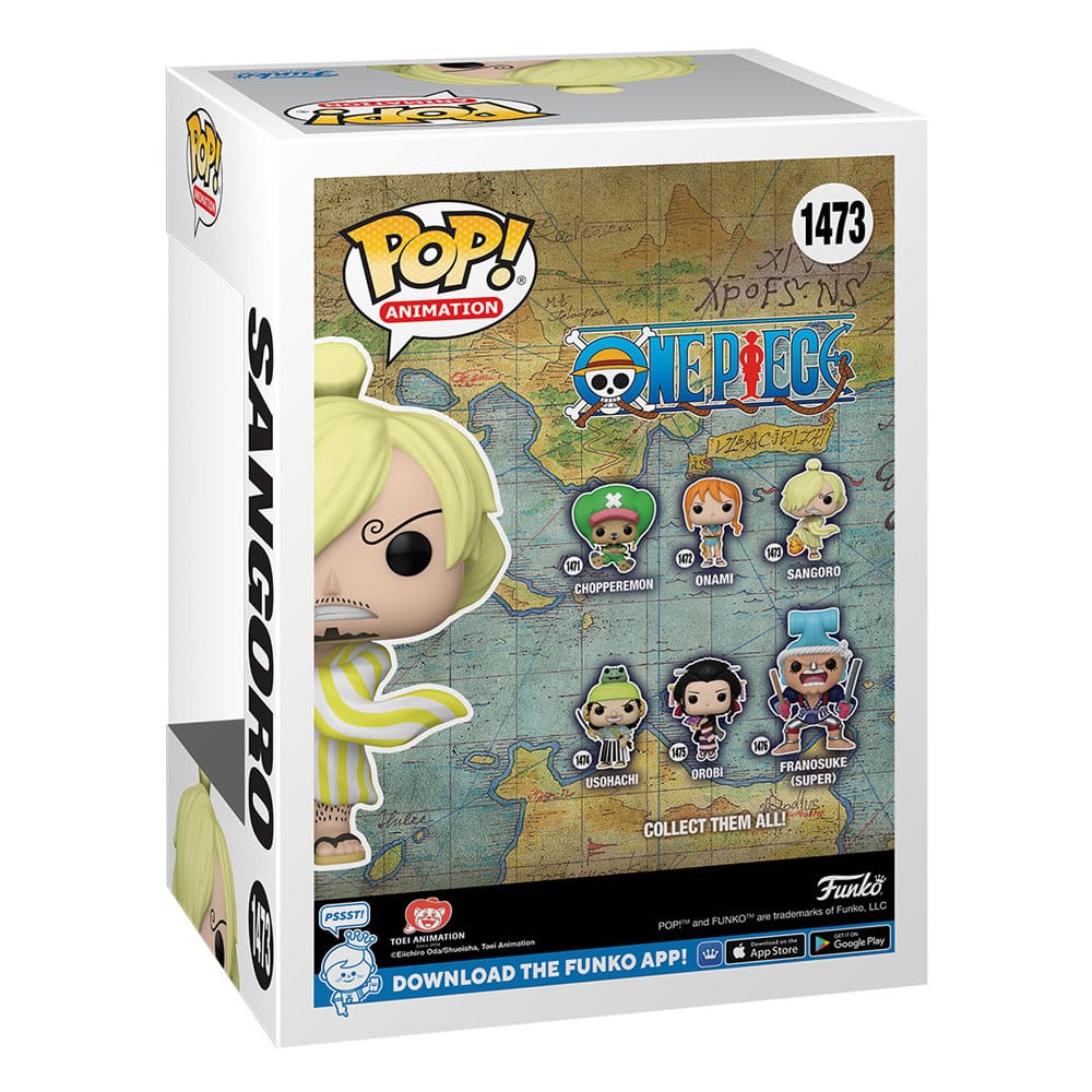 One Piece POP! Animazione Figura in vinile Sangoro (Wano) 9 cm