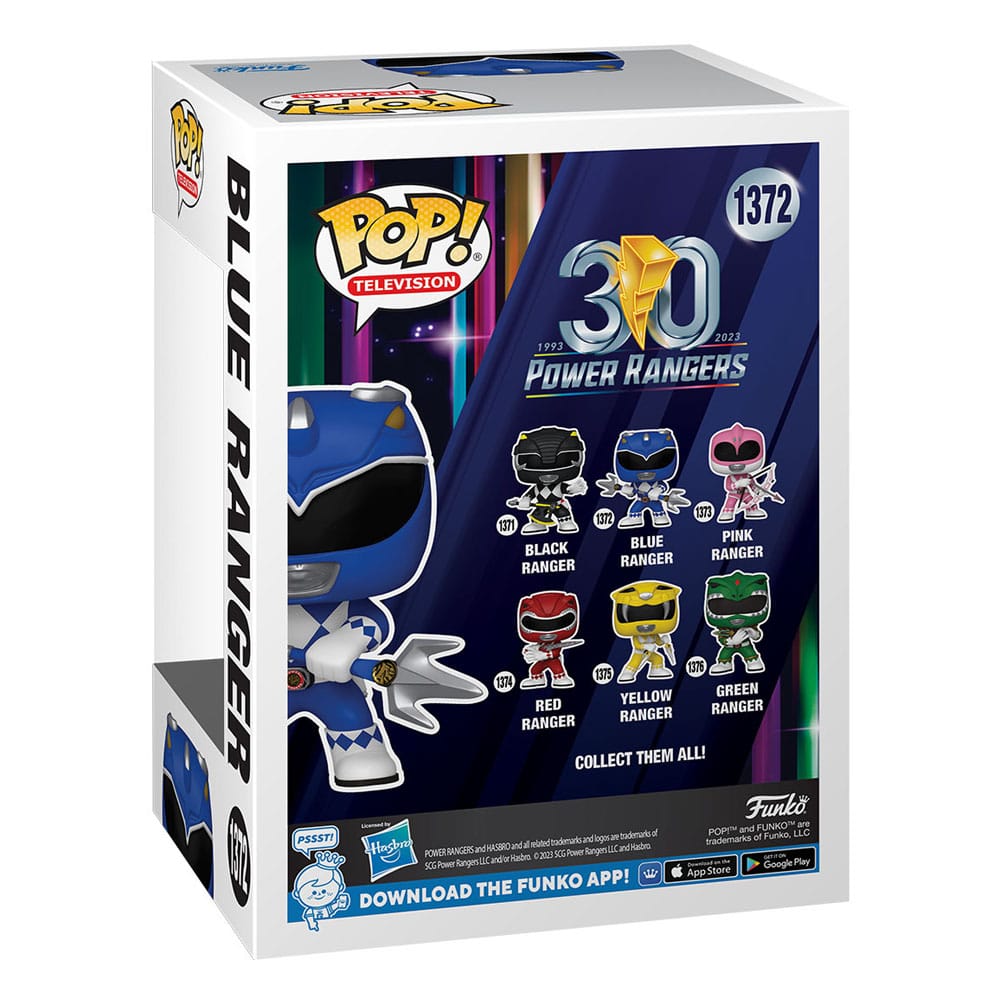 Power Rangers 30th POP! Vinyl Figure TV Blue Ranger 9 cm