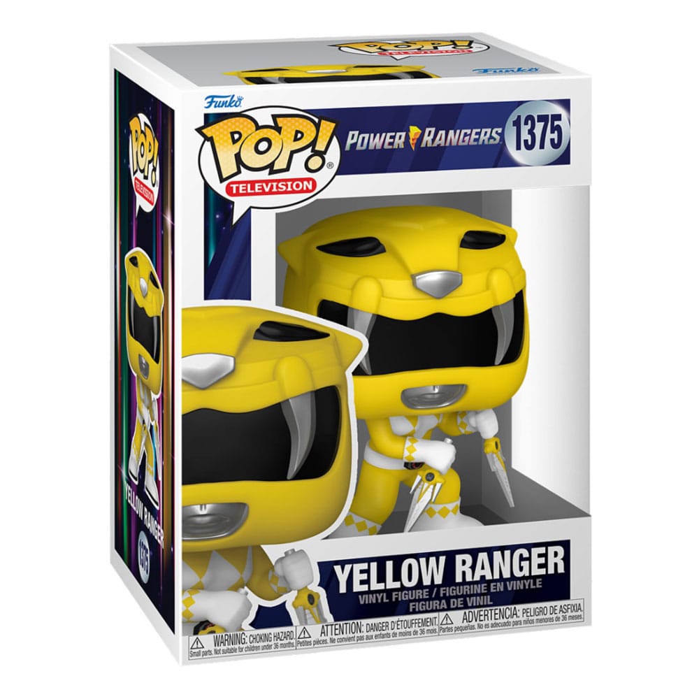 Power Rangers 30th POP! TV Yellow Ranger Vinyl Figure 9 cm