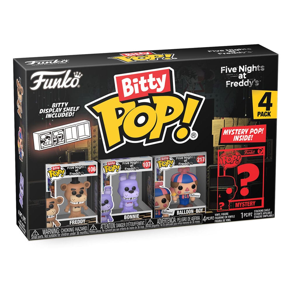 Five Nights at Freddy's Bitty POP! Vinyl Figure 4-Pack Freddy 2,5 cm