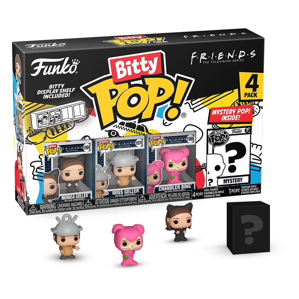Amici Bitty POP! Confezione da 4 statuette in vinile Monica come Catwoman 2,5 cm