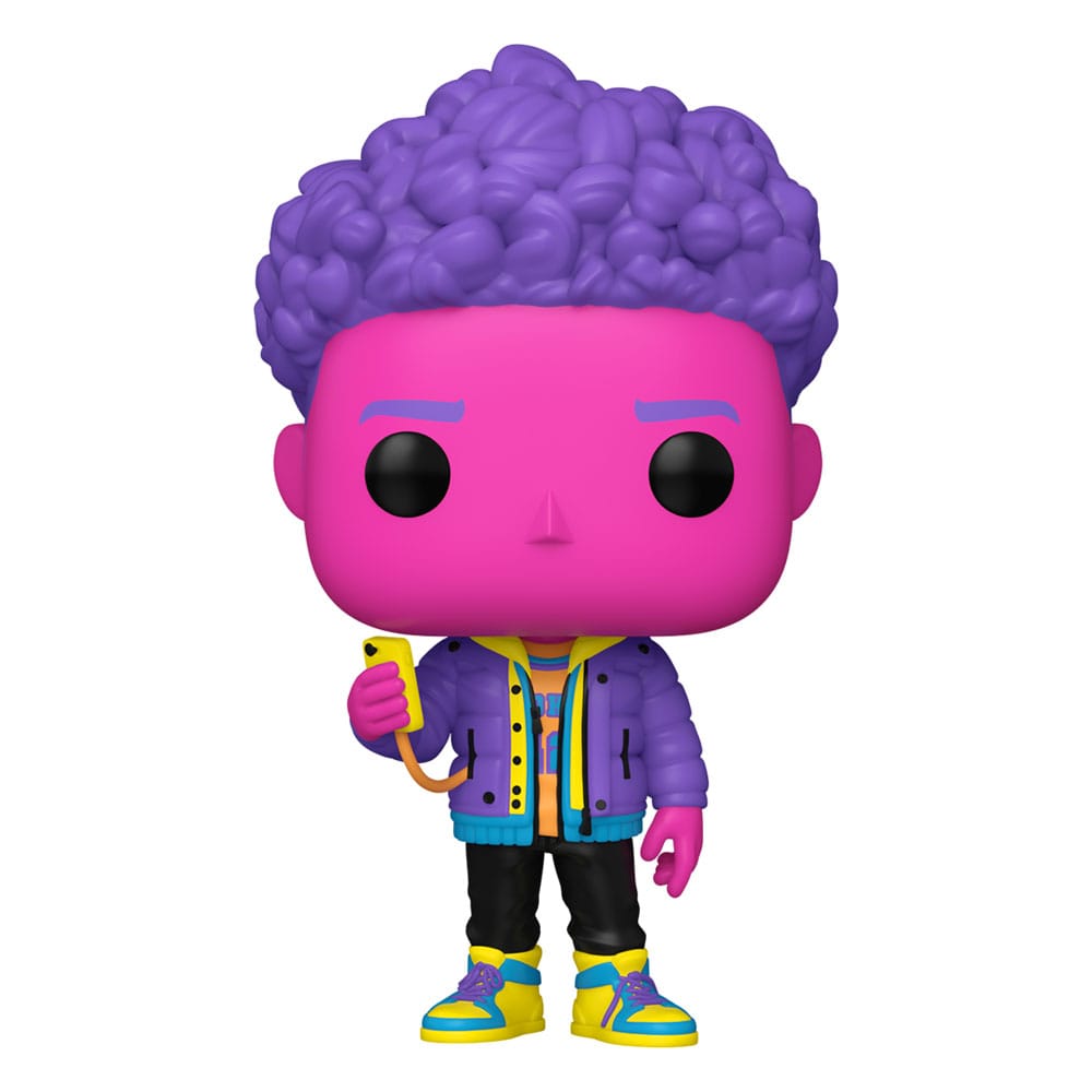 Spider-Man: Across the Spider-Verse POP! Figura in vinile Marvel Miles Morales (BLKLT) Edizione esclusiva 9 cm