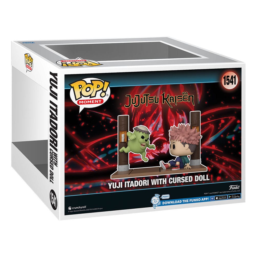 Jujutsu Kaisen POP Moments Vinyl Figures Itadori e bambola CRSD 9 cm