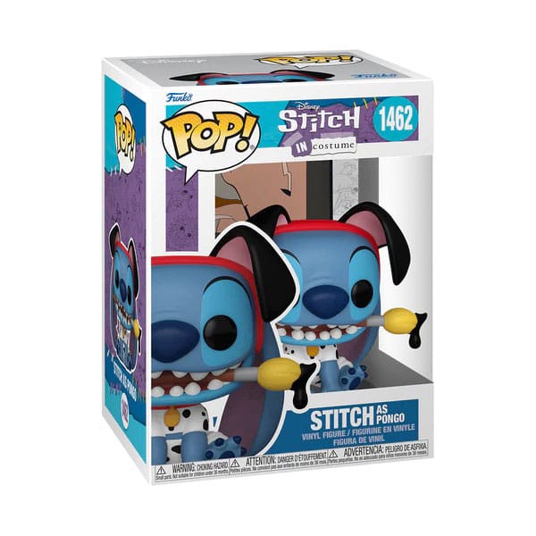 Lilo &amp; Stitch POP! Personaggio in vinile Disney Stitch Costume - La carica dei 101 Pongo 9 cm