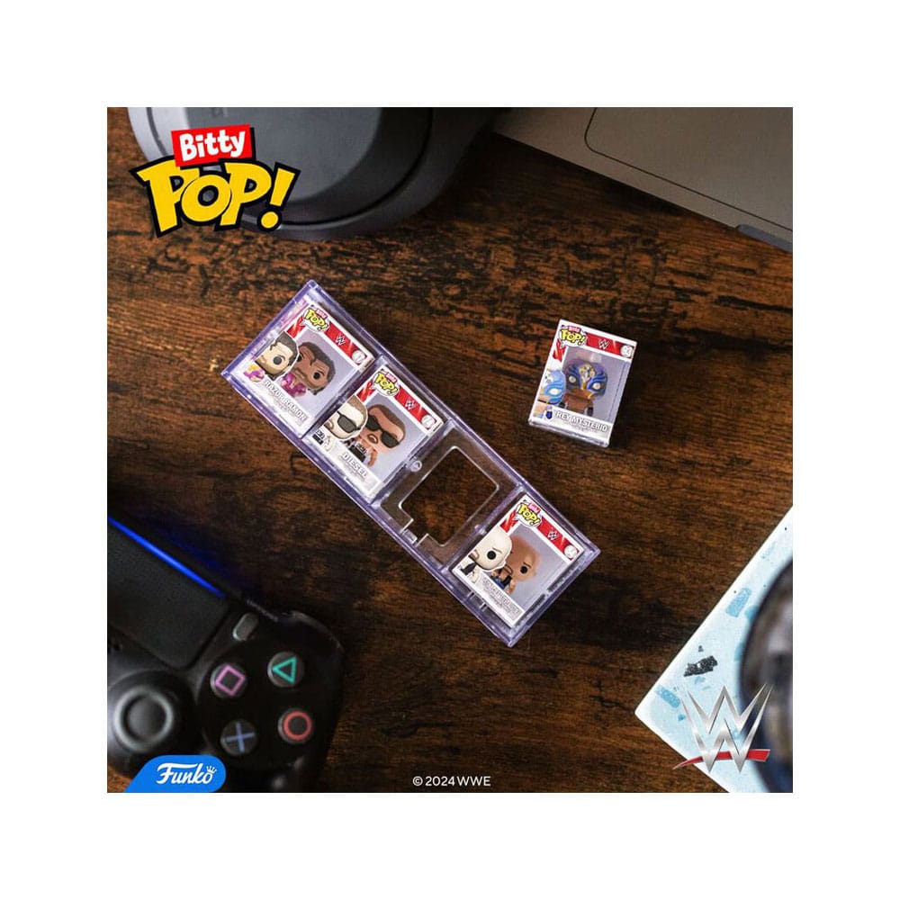 WWE Bitty POP! Confezione da 4 statuette in vinile Razor Ramon 2,5 cm