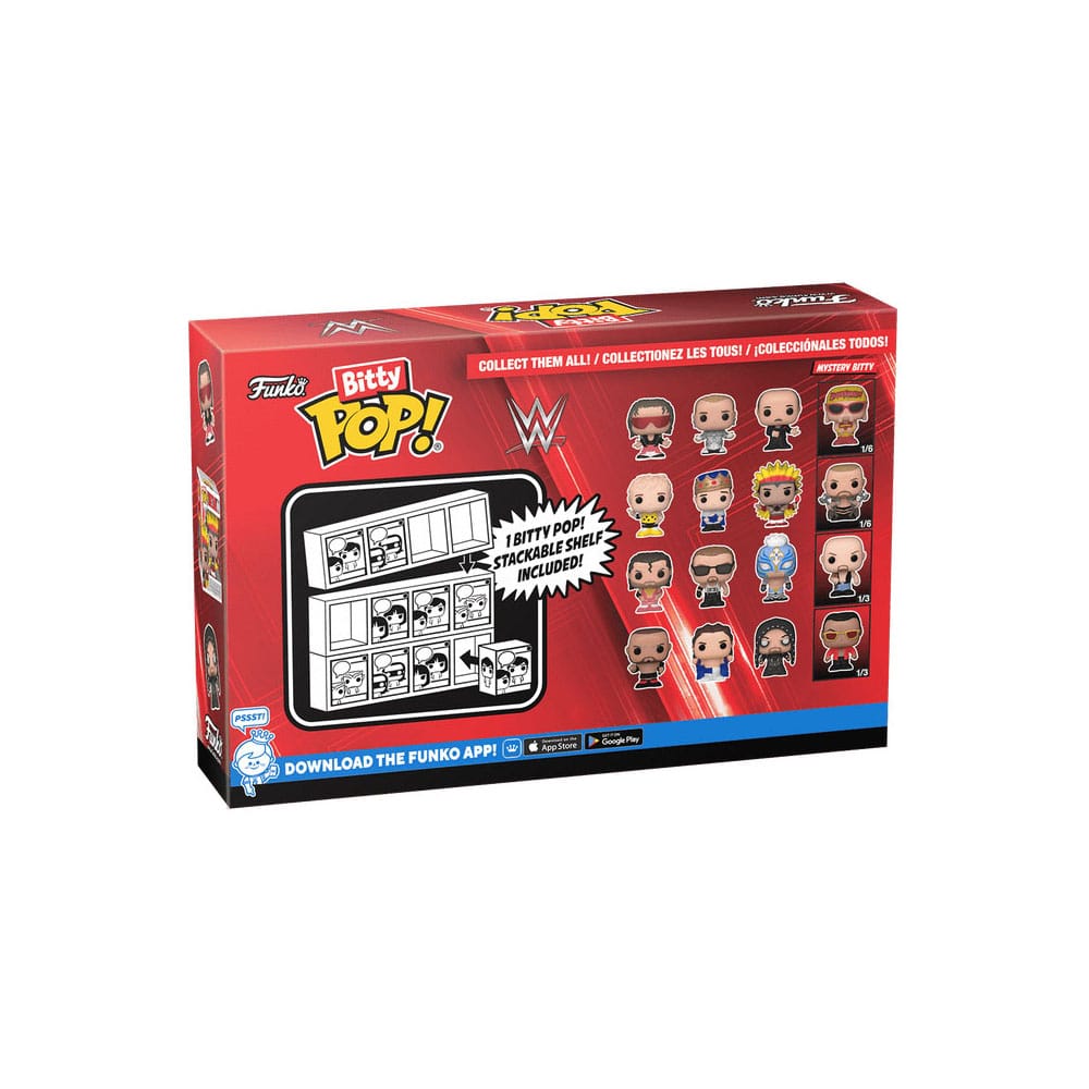 WWE Bitty POP! Vinyl Figure 4-Pack The Undertaker 2.5 cm