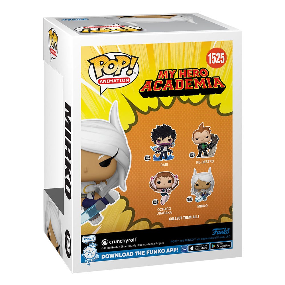 My Hero Academia - Hero League Baseball POP! Figura in vinile di animazione Mirko 9 cm