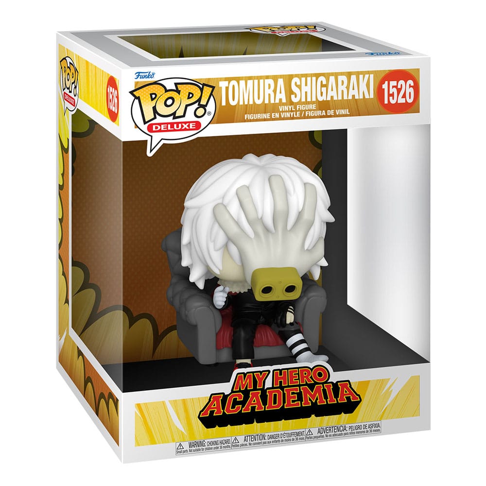 My Hero Academia POP! Figura in vinile deluxe Shigaraki sulla sedia 9 cm