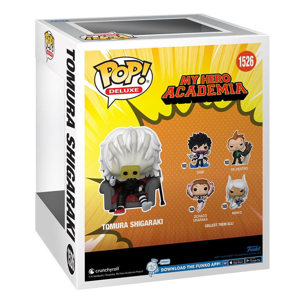 My Hero Academia POP! Figura in vinile deluxe Shigaraki sulla sedia 9 cm