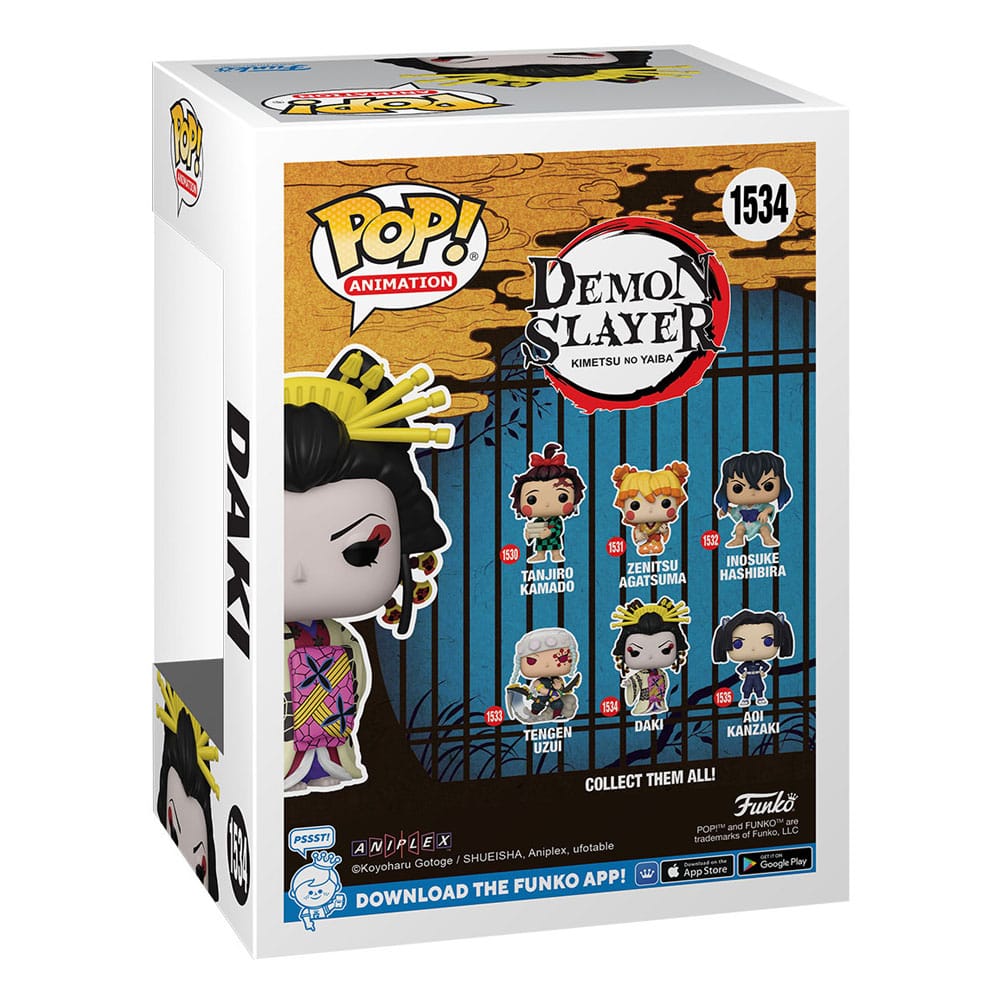 Cacciatore di demoni: Kimetsu no Yaiba POP! Figura di animazione Daki 9 cm