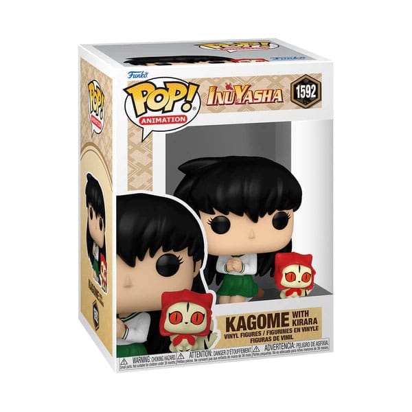 Inuyasha POP e Buddy! Figura di animazione in vinile Kagome con Kirara 9 cm