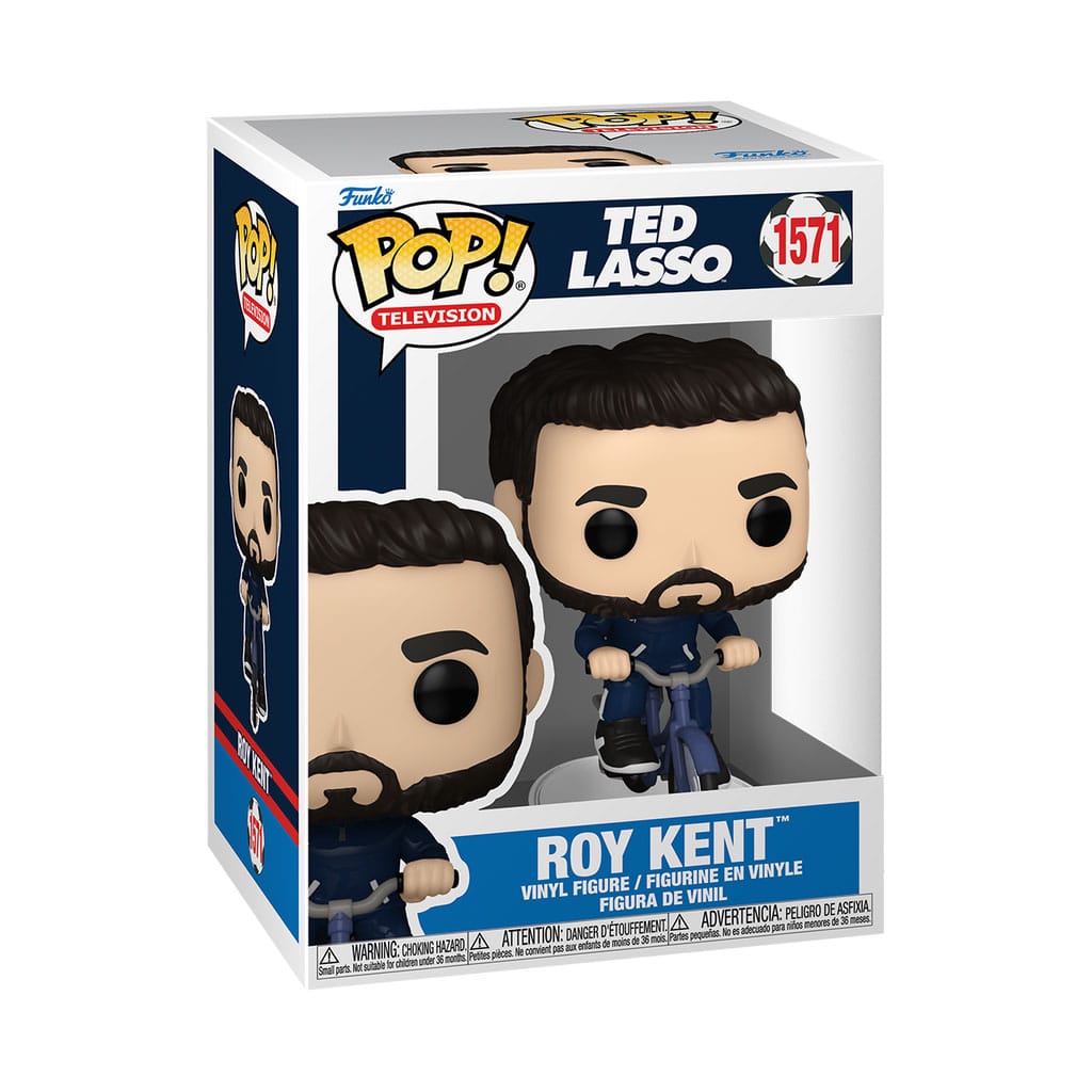 Ted Lasso POP! Figura in vinile TV Roy Kent in bicicletta 9 cm
