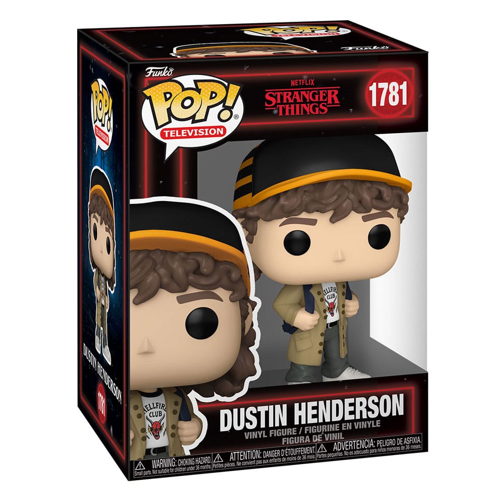 Stranger Things POP! Television Vinyl Figures Dustin Henderson 9 cm
