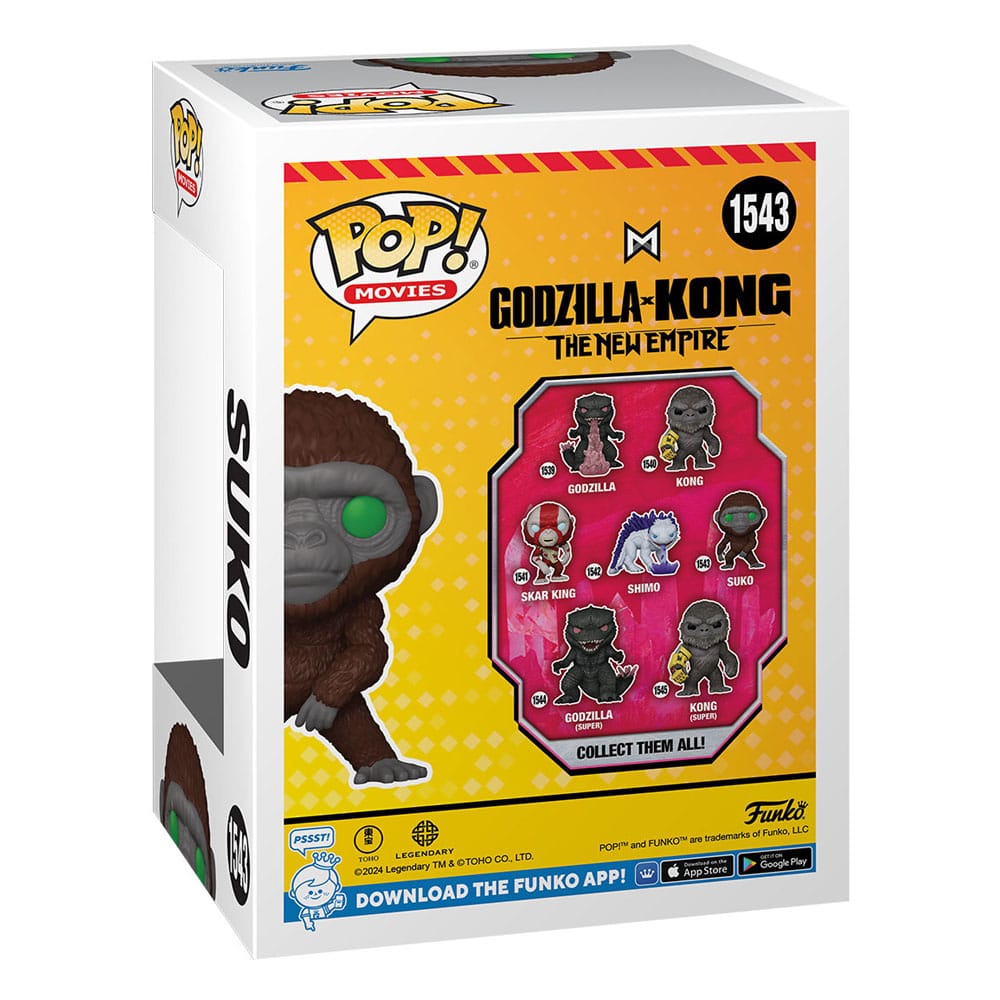 Godzilla contro Kong 2 POP! Figura in vinile del film Suko 9 cm