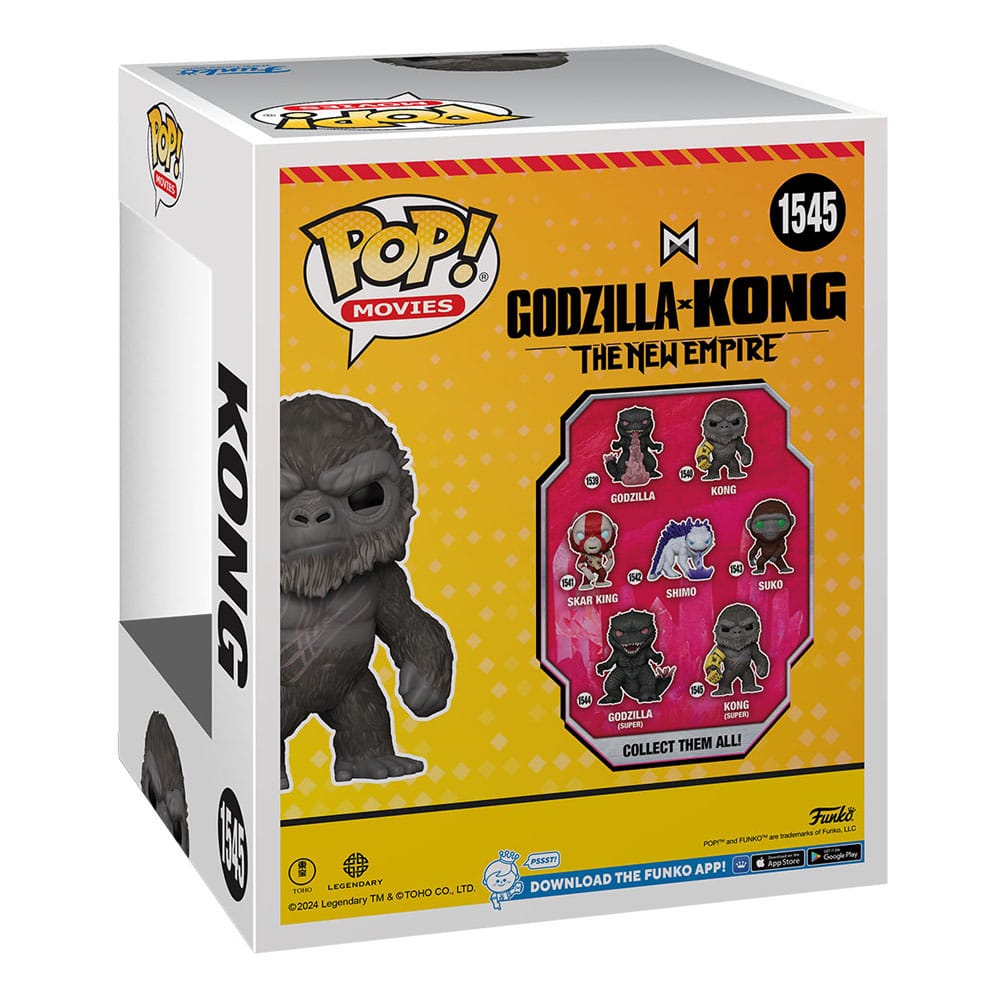 Godzilla contro Kong 2 POP! di grandi dimensioni Figura in vinile Kong 15 cm