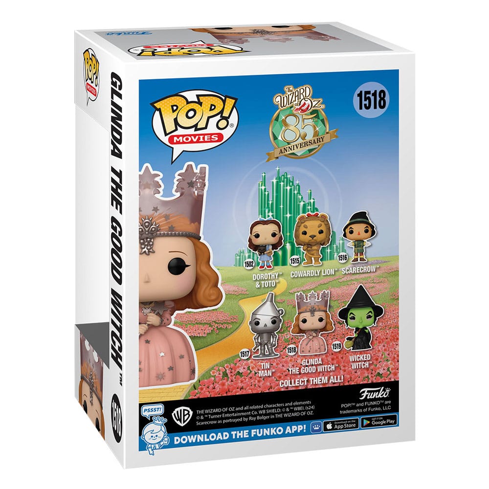 Il Mago di Oz POP & Buddy! Figura in vinile del film Glinda la strega buona 9 cm