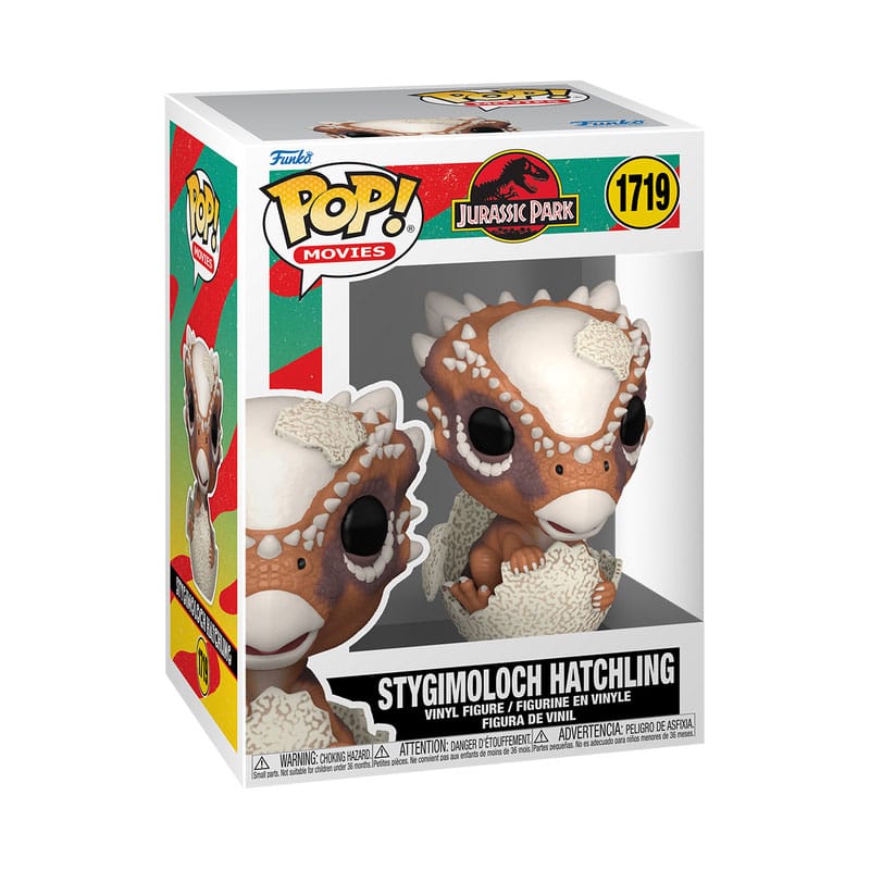 Cucciolo di Jurassic Park POP! Figura in vinile del film Stygimoloch 9 cm