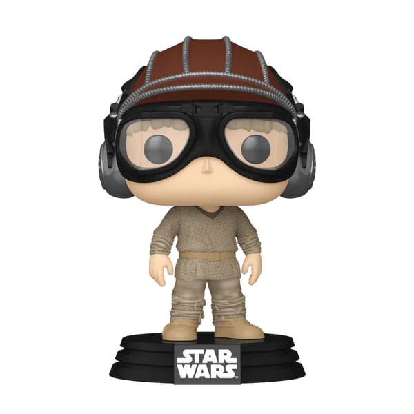 POP! Anniversario di Star Wars La minaccia fantasma Figura in vinile Anakin con casco 9 cm