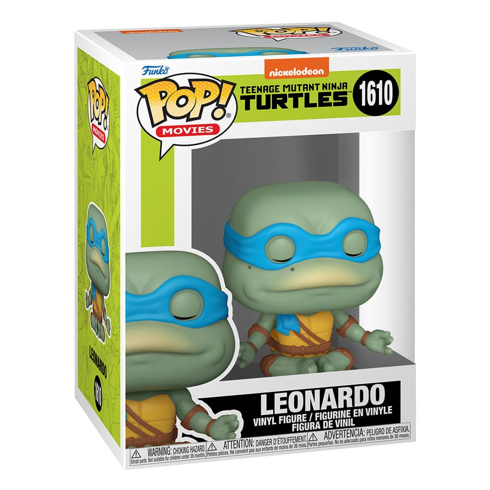 Le Tartarughe Ninja POP! Figura in vinile del film Leonardo (Meditando) 9 cm