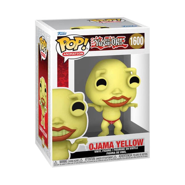 Yu-Gi-Oh! Pop! Figura in vinile di animazione Ojama Giallo 9 cm