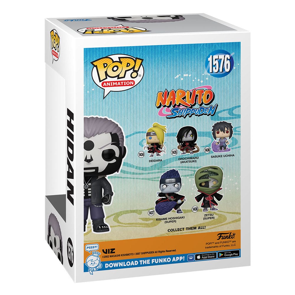Naruto Pop! Figura in vinile di animazione Hidan con giacca, edizione esclusiva, 9 cm