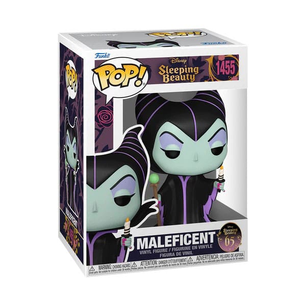 La Bella Addormentata nel Bosco 65° anniversario POP! Disney Vinyl Figure Malefica con candela 9 cm