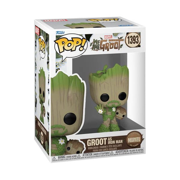 Siamo Groot POP! Figura in vinile del film Iron Man 9 cm