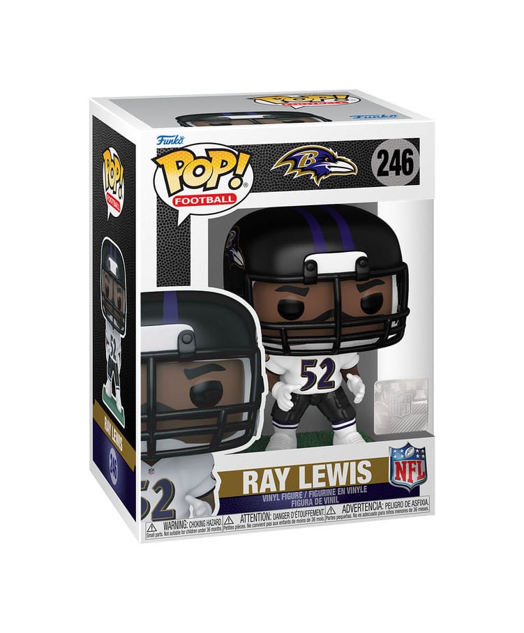 NFL: le leggende POP! Figura in vinile sportiva Ray Lewis (Ravens) 9 cm