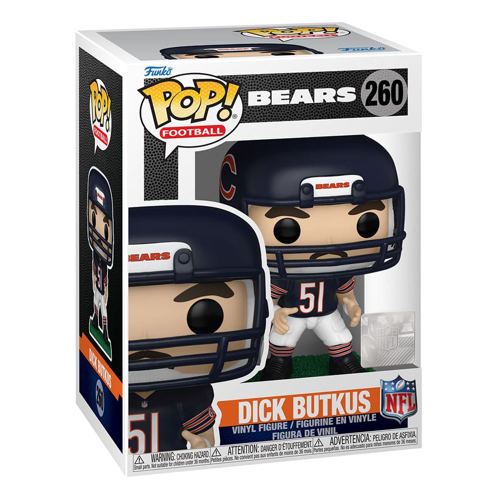 NFL: le leggende POP! Figura in vinile sportiva Bears - Dick Butkus 9 cm