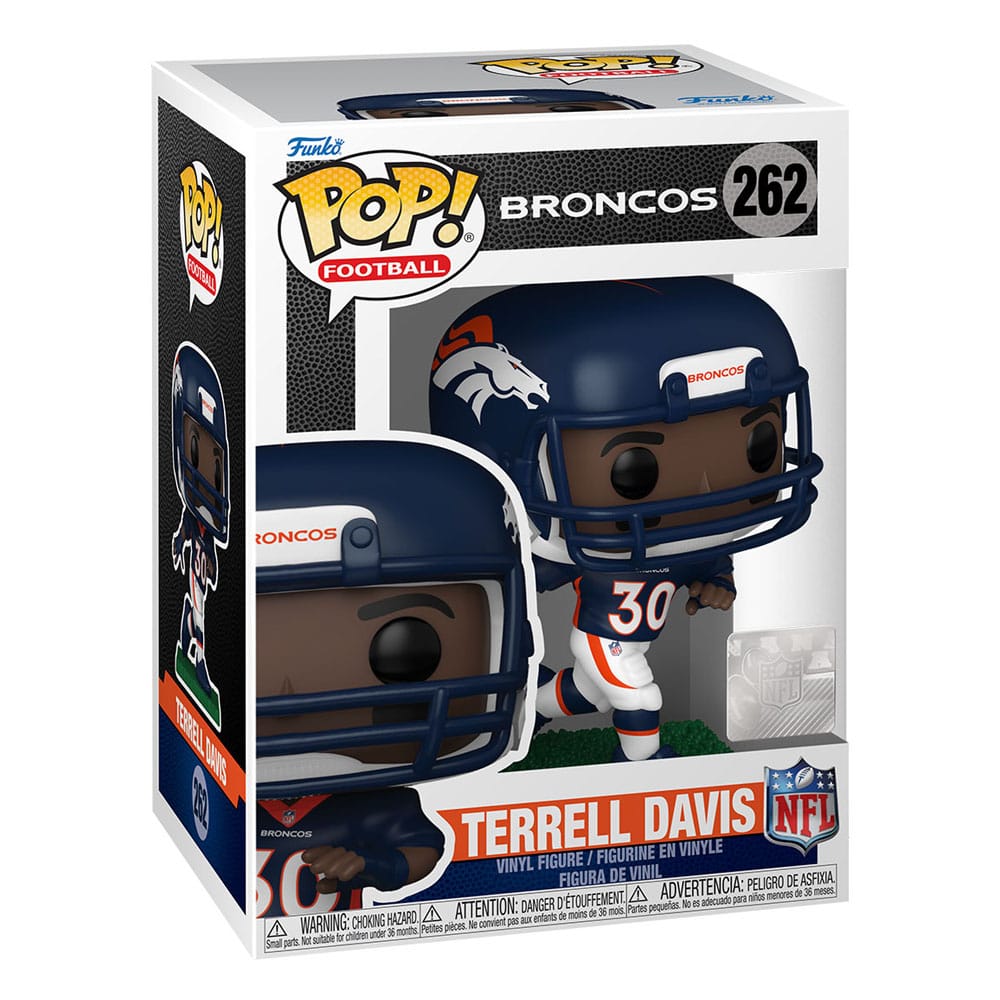 NFL: le leggende POP! Figura in vinile sportiva Broncos - Terrell Davis 9 cm