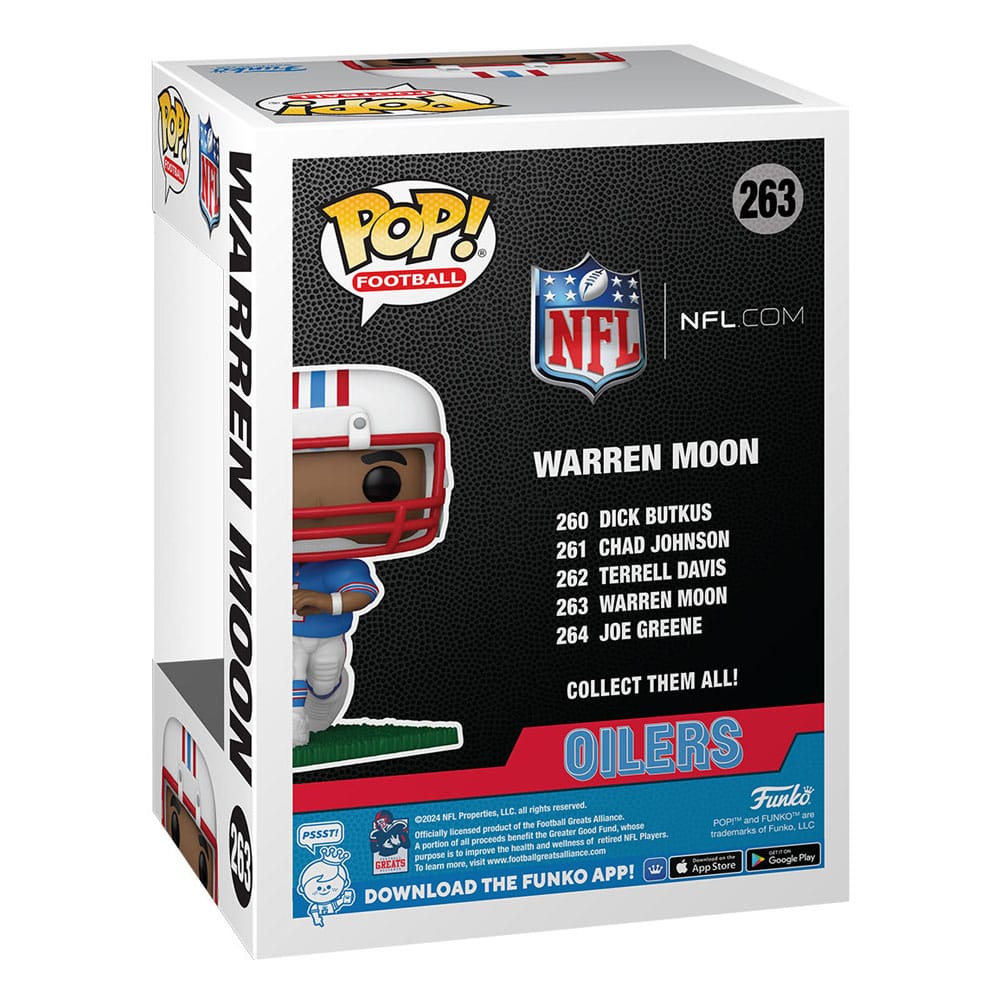 NFL: le leggende POP! Figura in vinile sportiva Oilers - Warren Moon 9 cm