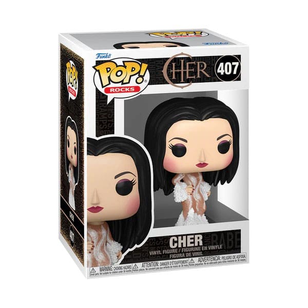 Caro POP! Figura in vinile Rocks Cher (Met Gala 1974) 9 cm