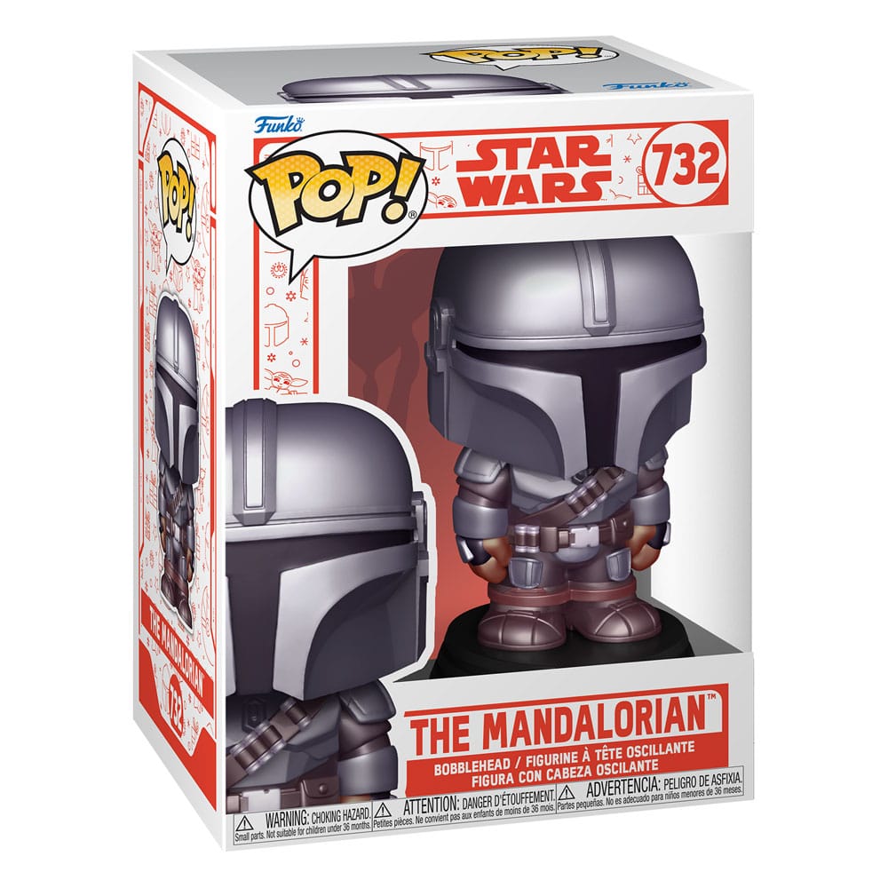 Star Wars: Mandalorian POP! Vinyl Figure Holiday Mandalorian 9 cm