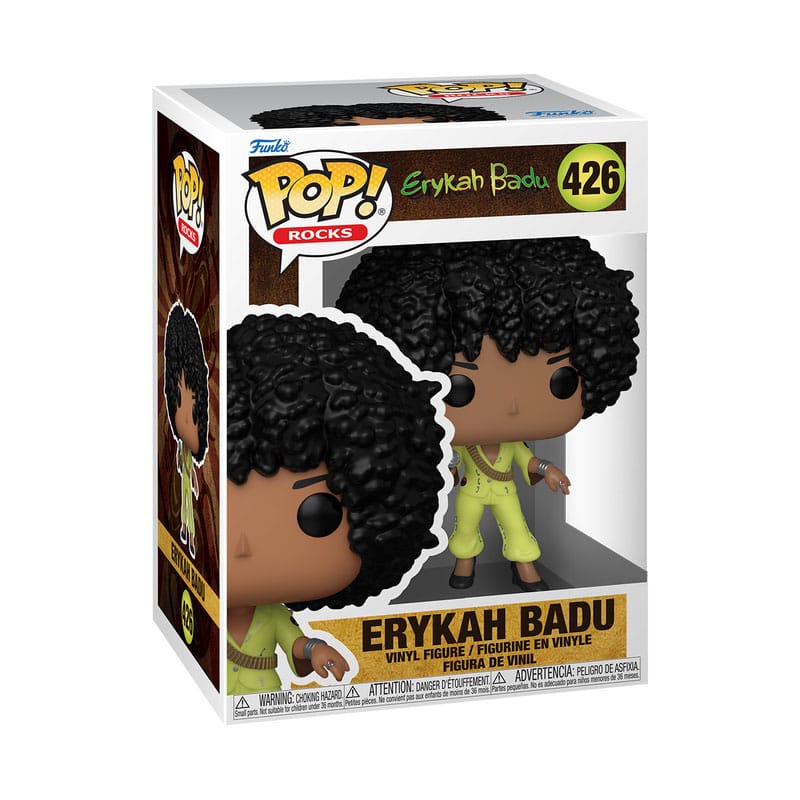 Erykah Badu POP! Figura in vinile Rocks Erykah Badu (Essence Awards) 9 cm