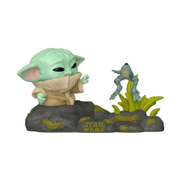 Star Wars POP! Din Grogu w/Frog Deluxe Vinyl Figure 9cm