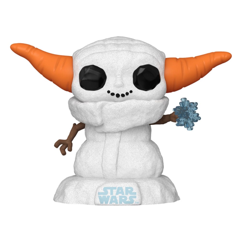 Star Wars: POP! Mandaloriano Figura in vinile Holiday Grogu SNWMN 9 cm