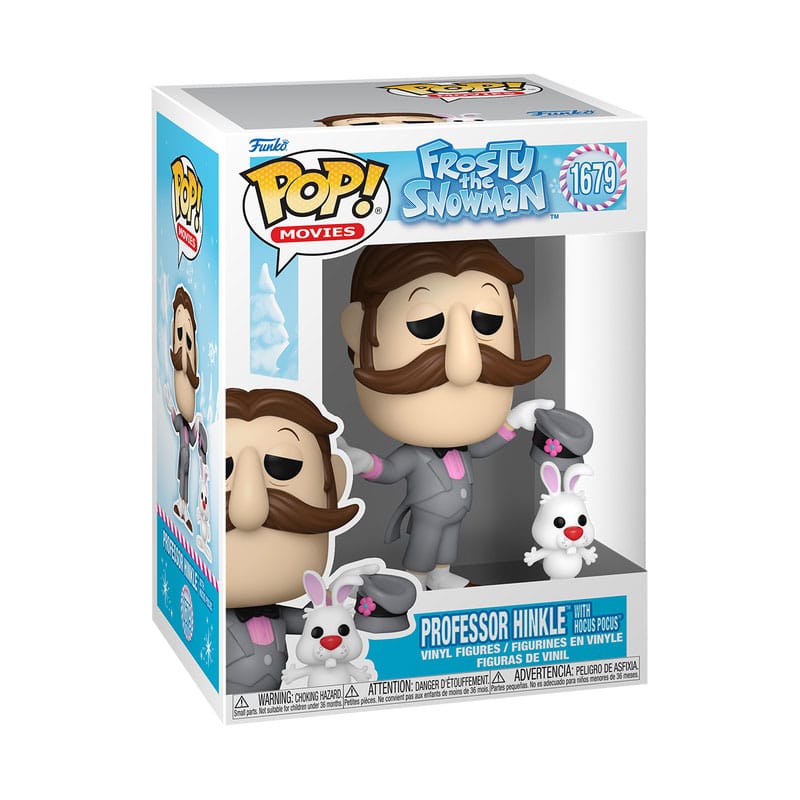 Frosty il pupazzo di neve POP &amp; Buddy! Figura in vinile Prof. Hinkle con HP 9 cm